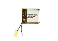 Silver 3.7V 200mAh Li - Polymer Wearable Battery With PCM for Pet Tracker 521923