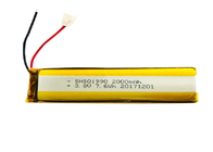 AC Impedance 1KHz High Voltage Lithium Battery 2000mAh Rechargeable 4.35V for GPS 801990