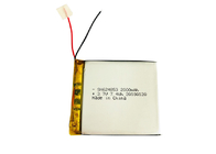 36g High Capacity Lithium Polymer Battery , 634853 3.7V 2000mAh 7.4Wh Rechargeable Lipo Battery