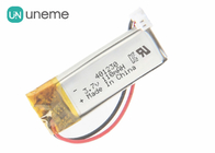 3.7V Low Self - Discharge Rechargeable Lithium Polymer Battery 401230 110mAh
