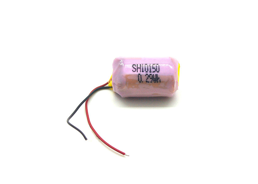Small 3.7V 80mAh Cylindrical Lithium Ion Battery Bluetooth 10150 Weight 3.5g