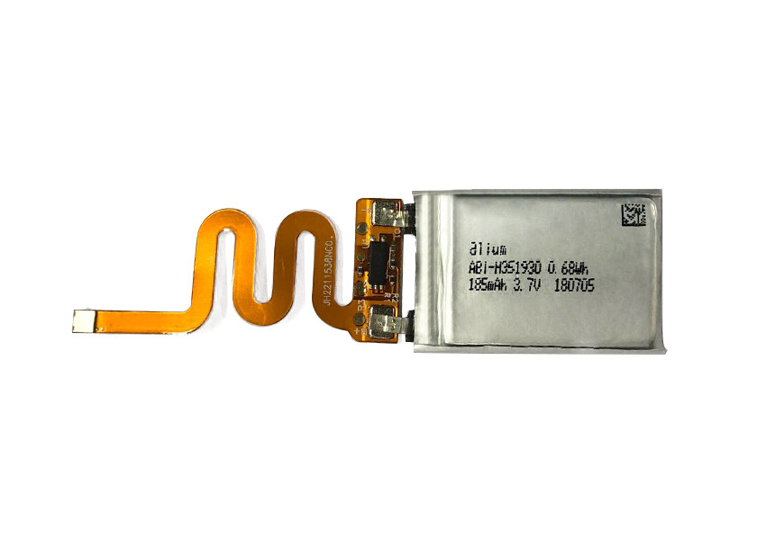 Light Weight Lithium Polymer Battery 3.7V 185mAh 351930 With UN38.3 FPCB Approved