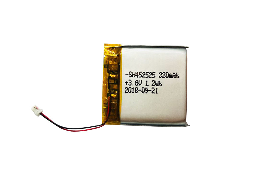 Small Rechargeable Lithium Ion Polymer Battery 3.8V 320mah 452525 OEM Accepted