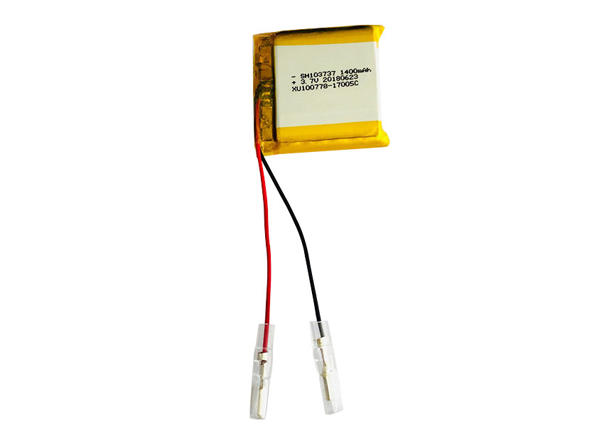 Rechargeable 103735 Custom Wearable Battery 3.7V 1400mAh Li-Ion for Smart Watches