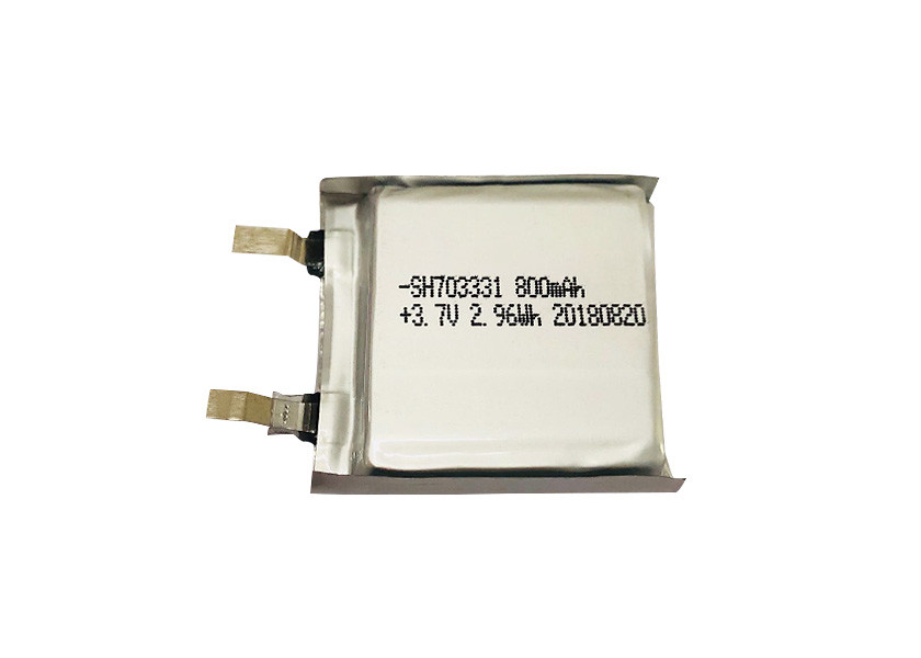 1C Discharge Current Lithium Polymer Power Pack , 703331 800mAh 3.7V Custom Battery Packs