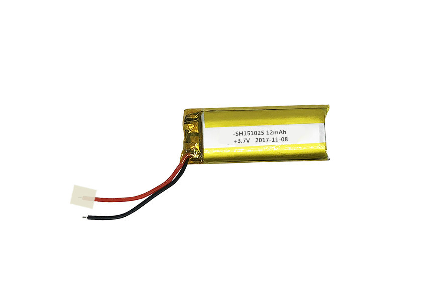 12mAh 3.7V Mini Curved Lithium Polymer Battery For Smart Ring Wearable Products