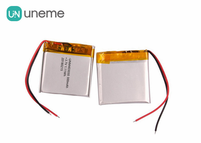 4.0*30.0*33.0mm Lithium Polymer Battery 3.7V 400mAh 403033 for Electronic Machine