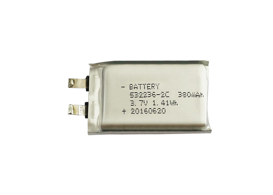 2C 3.7V 380mAh Quick Charge Lipo Battery 12.0g 532236 OEM Accepted ECO Friendly
