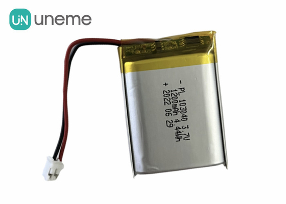 3.7V 1200mAh Rechargeable Lithium Polymer Battery 103040 for Consumer Electronics