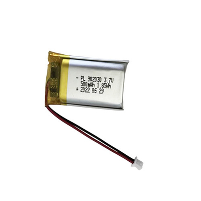 3.7V 500mAh Rechargeable Lithium Polymer Battery 902030 For Wearable Devices
