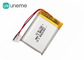 Silver Rechargeable Lithium Polymer Battery 103040 1200mAh 3.7V With UN38.3 and IEC62133